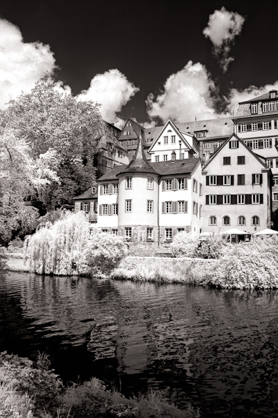 The Hölderlin Tower in Tübingen where the mad poet spent the last 36 years of his life